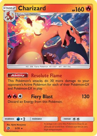 Charizard (3) [Dragon Majesty] Reverse Holofoil - Deck Out Gaming