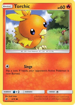 Torchic (4) [Dragon Majesty] Reverse Holofoil - Deck Out Gaming