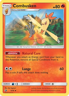 Combusken (5) [Dragon Majesty] Reverse Holofoil - Deck Out Gaming