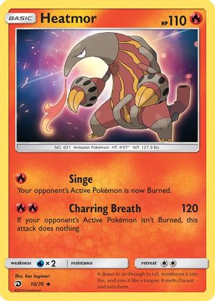 Heatmor (10) [Dragon Majesty] Reverse Holofoil - Deck Out Gaming