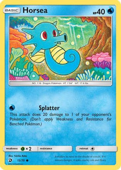Horsea (15) (15) [Dragon Majesty] Reverse Holofoil - Deck Out Gaming