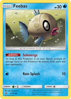 Feebas (28) [Dragon Majesty] Reverse Holofoil - Deck Out Gaming