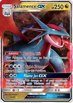 Salamence GX (44) [Dragon Majesty] Holofoil - Deck Out Gaming