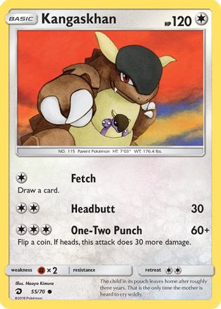 Kangaskhan (55) [Dragon Majesty] Reverse Holofoil - Deck Out Gaming