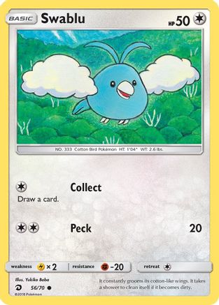 Swablu (56) (56) [Dragon Majesty] Reverse Holofoil - Deck Out Gaming