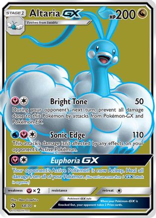 Altaria GX (Full Art) (68) [Dragon Majesty] Holofoil - Deck Out Gaming