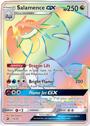 Salamence GX (Secret) (73) [Dragon Majesty] Holofoil - Deck Out Gaming