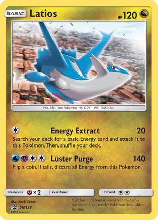 Latios - SM136 (SM136) [SM Promos] Holofoil - Deck Out Gaming