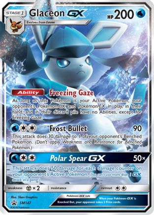 Glaceon GX - SM147 (SM147) [SM Promos] Holofoil - Deck Out Gaming