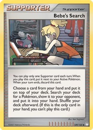 Bebe's Search - 109/123 (Cosmos Holofoil) (109) [Miscellaneous Cards & Products] Holofoil - Deck Out Gaming