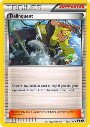 Delinquent - 98a/122 (98a) [Alternate Art Promos] Holofoil - Deck Out Gaming