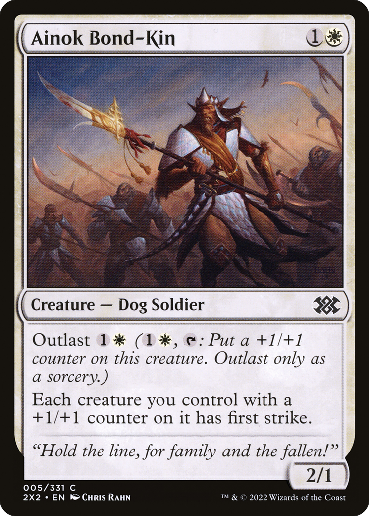 Ainok Bond-Kin (5) [Double Masters 2022] - Deck Out Gaming