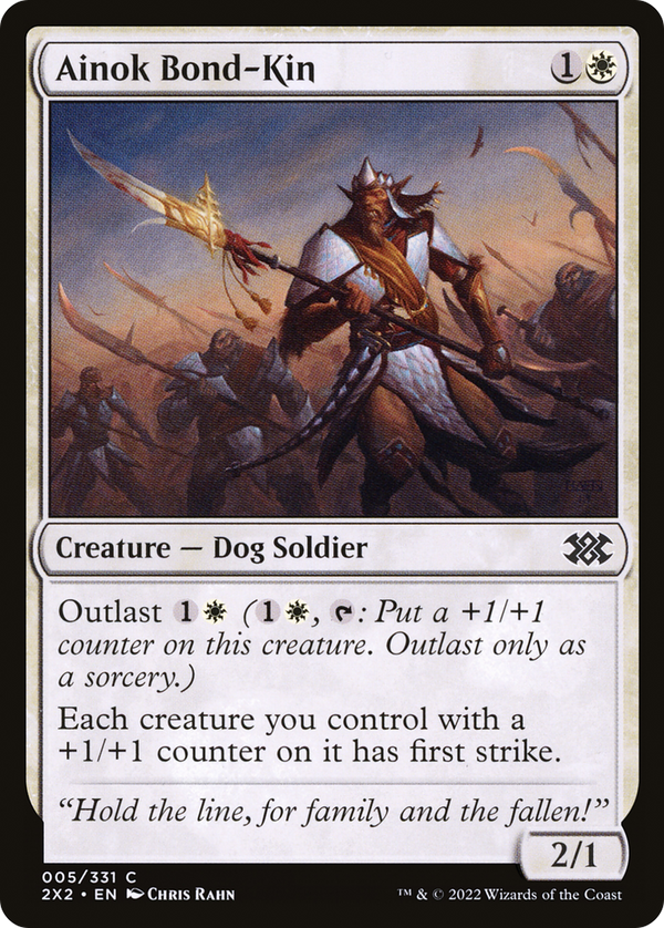 Ainok Bond-Kin (5) [Double Masters 2022] - Deck Out Gaming