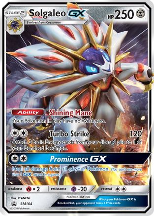 Solgaleo GX - SM104 (SM104) [SM Promos] Holofoil - Deck Out Gaming