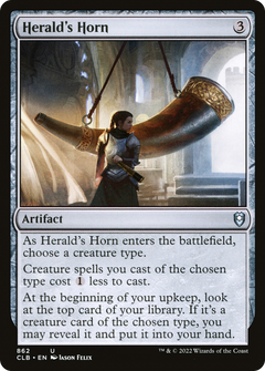 Herald's Horn (862) [Commander Legends: Battle for Baldur's Gate] - Deck Out Gaming