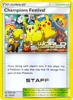 Champions Festival - SM148 (World Championships 2018) [Staff] (SM148) [SM Promos] - Deck Out Gaming