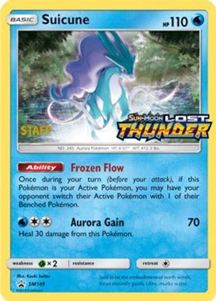 Suicune - SM149 (Prerelease) [Staff] (SM149) [SM Promos] Holofoil - Deck Out Gaming