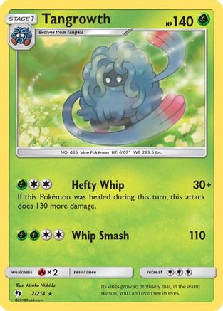 Tangrowth (2) [SM - Lost Thunder] Reverse Holofoil - Deck Out Gaming