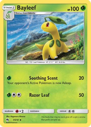 Bayleef (7) [SM - Lost Thunder] Reverse Holofoil - Deck Out Gaming