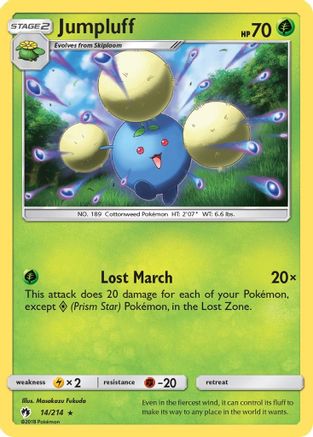 Jumpluff (14) [SM - Lost Thunder] Holofoil - Deck Out Gaming