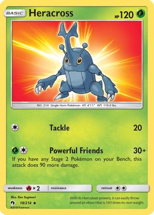 Heracross (18) [SM - Lost Thunder] - Deck Out Gaming