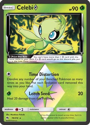 Celebi Prism Star (19) [SM - Lost Thunder] Holofoil - Deck Out Gaming