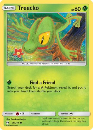 Treecko (20) [SM - Lost Thunder] Reverse Holofoil - Deck Out Gaming