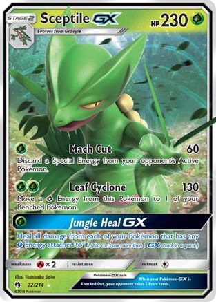 Sceptile GX (22) [SM - Lost Thunder] Holofoil - Deck Out Gaming