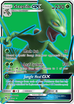 Sceptile GX (Full Art) (196) [SM - Lost Thunder] Holofoil - Deck Out Gaming