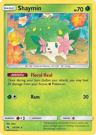 Shaymin (33) [SM - Lost Thunder] Holofoil - Deck Out Gaming