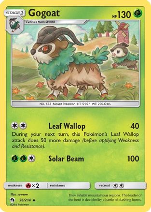 Gogoat (36) [SM - Lost Thunder] Reverse Holofoil - Deck Out Gaming