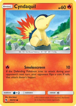Cyndaquil (39) (39) [SM - Lost Thunder] - Deck Out Gaming