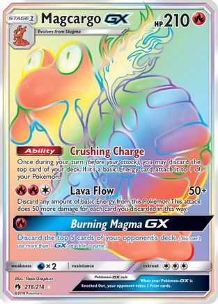 Magcargo GX (Secret) (218) [SM - Lost Thunder] Holofoil - Deck Out Gaming