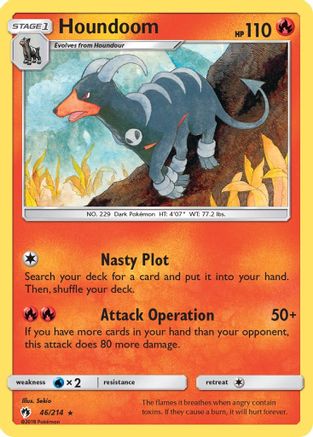 Houndoom (46) [SM - Lost Thunder] Reverse Holofoil - Deck Out Gaming