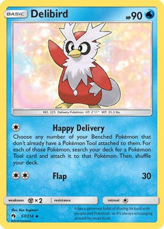 Delibird (57) [SM - Lost Thunder] Reverse Holofoil - Deck Out Gaming