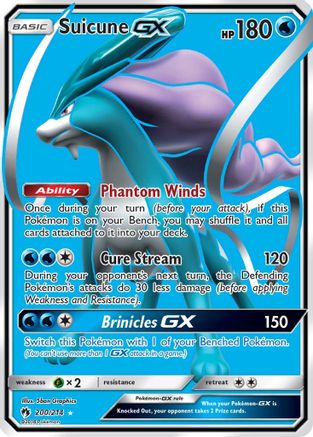 Suicune GX (Full Art) (200) [SM - Lost Thunder] Holofoil - Deck Out Gaming