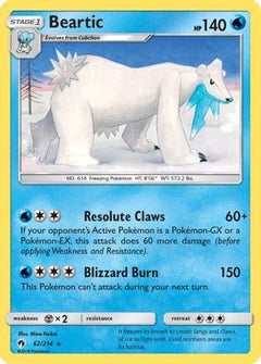 Beartic (62) [SM - Lost Thunder] Reverse Holofoil - Deck Out Gaming
