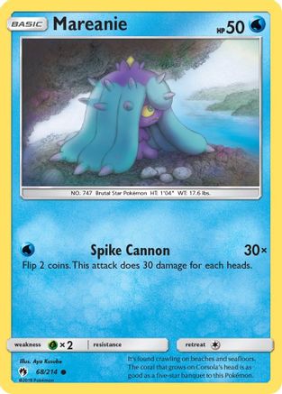 Mareanie (68) (68) [SM - Lost Thunder] Reverse Holofoil - Deck Out Gaming