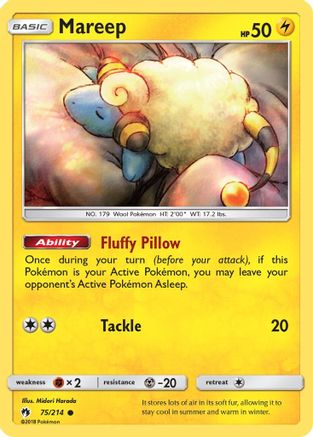 Mareep (75) (75) [SM - Lost Thunder] Reverse Holofoil - Deck Out Gaming