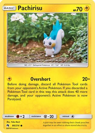 Pachirisu (80) [SM - Lost Thunder] Reverse Holofoil - Deck Out Gaming