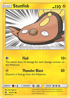 Stunfisk (83) [SM - Lost Thunder] Reverse Holofoil - Deck Out Gaming