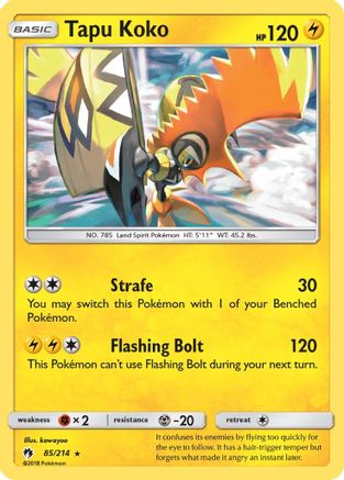 Tapu Koko (85) [SM - Lost Thunder] Reverse Holofoil - Deck Out Gaming