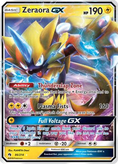 Zeraora GX (86) [SM - Lost Thunder] Holofoil - Deck Out Gaming