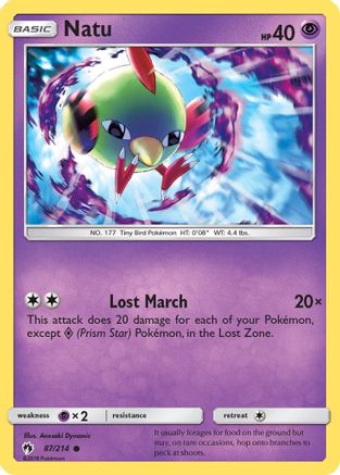 Natu (87) [SM - Lost Thunder] - Deck Out Gaming