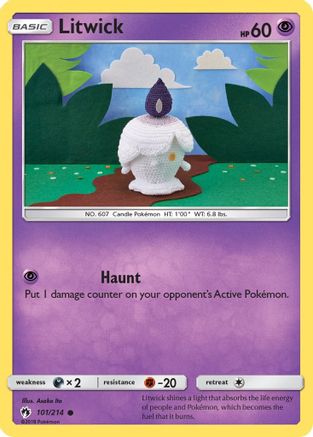 Litwick (101) [SM - Lost Thunder] Reverse Holofoil - Deck Out Gaming