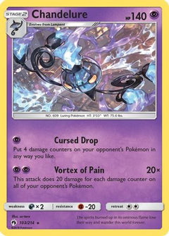 Chandelure (103) [SM - Lost Thunder] Reverse Holofoil - Deck Out Gaming