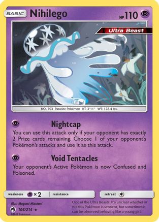 Nihilego (106) [SM - Lost Thunder] Holofoil - Deck Out Gaming