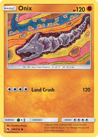 Onix (109) [SM - Lost Thunder] - Deck Out Gaming