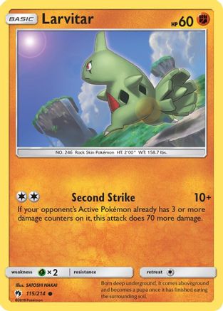 Larvitar (115) (115) [SM - Lost Thunder] - Deck Out Gaming
