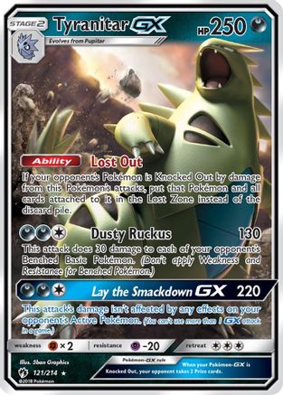 Tyranitar GX (121) [SM - Lost Thunder] Holofoil - Deck Out Gaming